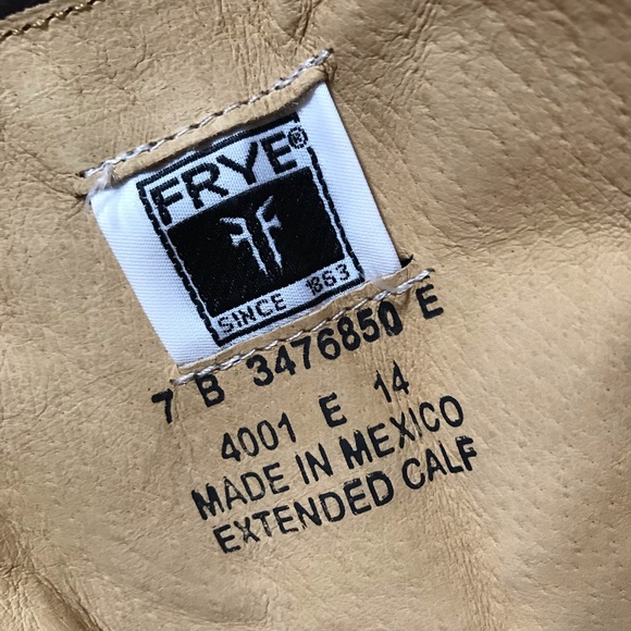 ❌SOLD❌Frye Phillip Harness Tall •Wide Calf brown 7 - Picture 6 of 7